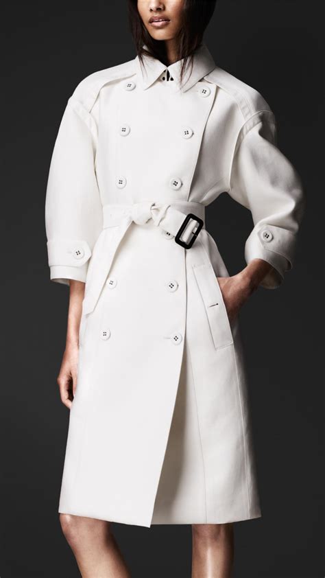 burberry prorsum white trench|burberry trench coat reviews.